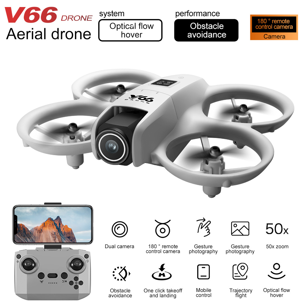 New V66 Mini Drone HD Camera 4 - Drone Camera Wide Angle avaliação e preço