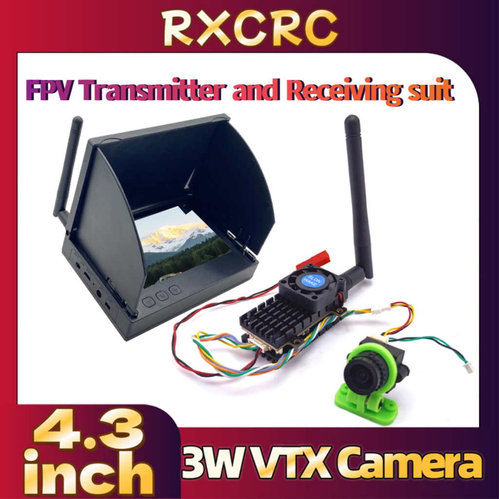 RXCRC 5.8G 3W Video VTX transm - Drone Camera Lens avaliação e preço