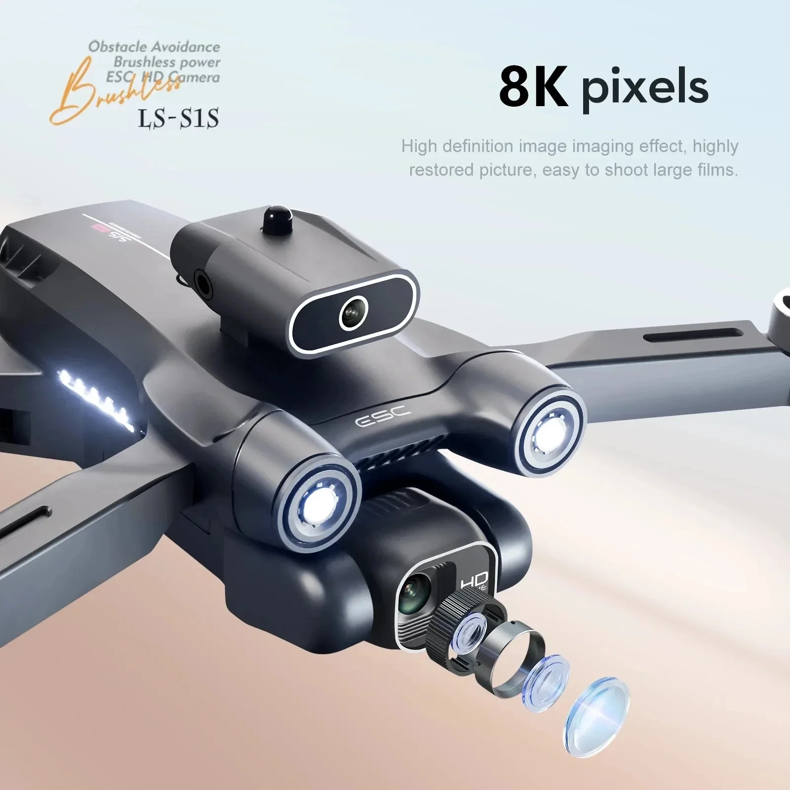 New S1S 5G GPS Drone Camera 8K - Drone Camera Professional avaliação e preço
