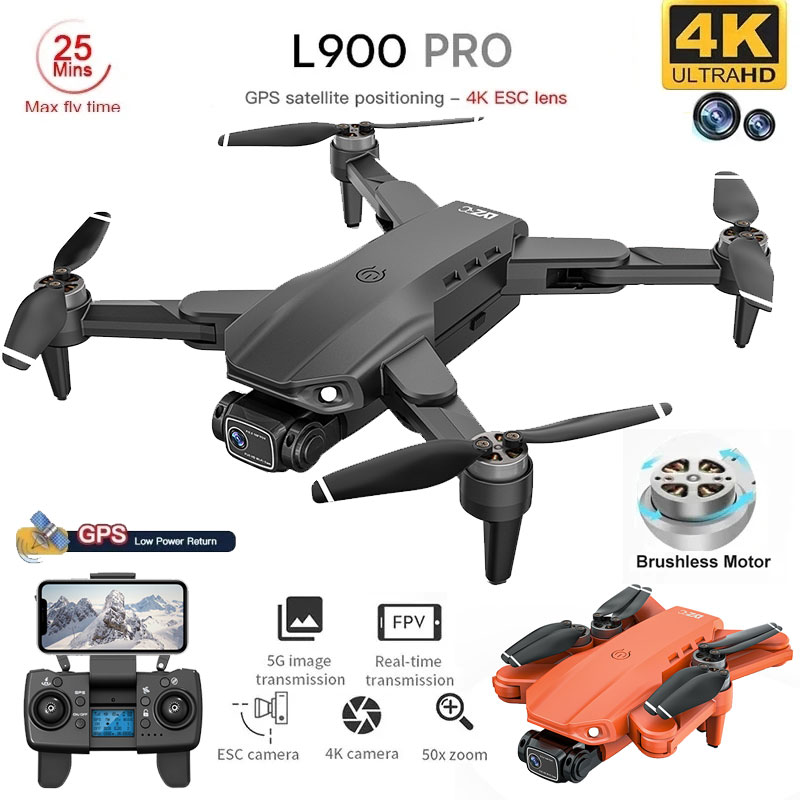 L900 Pro GPS Drone 4K Professi - Drone Camera Wide Angle avaliação e preço