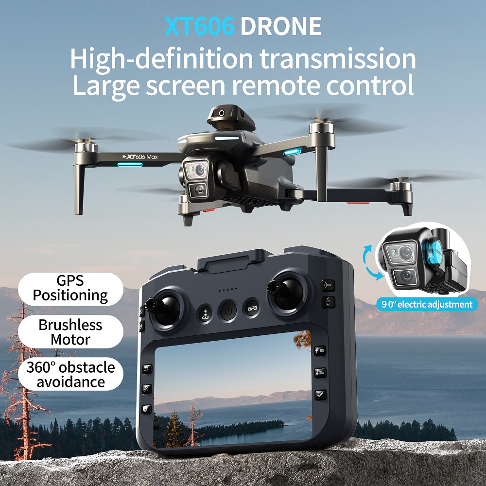 XT606 MAX 3 battery Drone 4k 8 - Drone Camera Thermal avaliação e preço