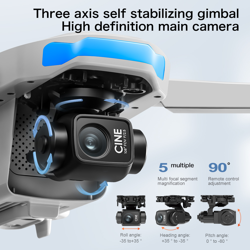 S-X1 MAX GPS Drone with 3-Axis - Drone Camera Thermal avaliação e preço