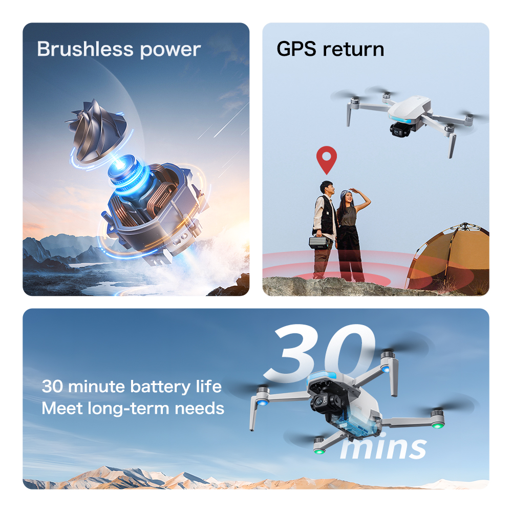 S-X1 MAX GPS Drone with 3-Axis - Drone Camera Thermal avaliação e preço