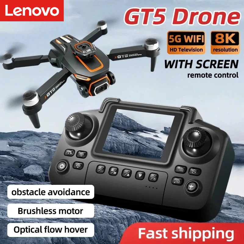 Lenovo GT5 Mini Drone 4K HD du - Drone Camera Wide Angle avaliação e preço