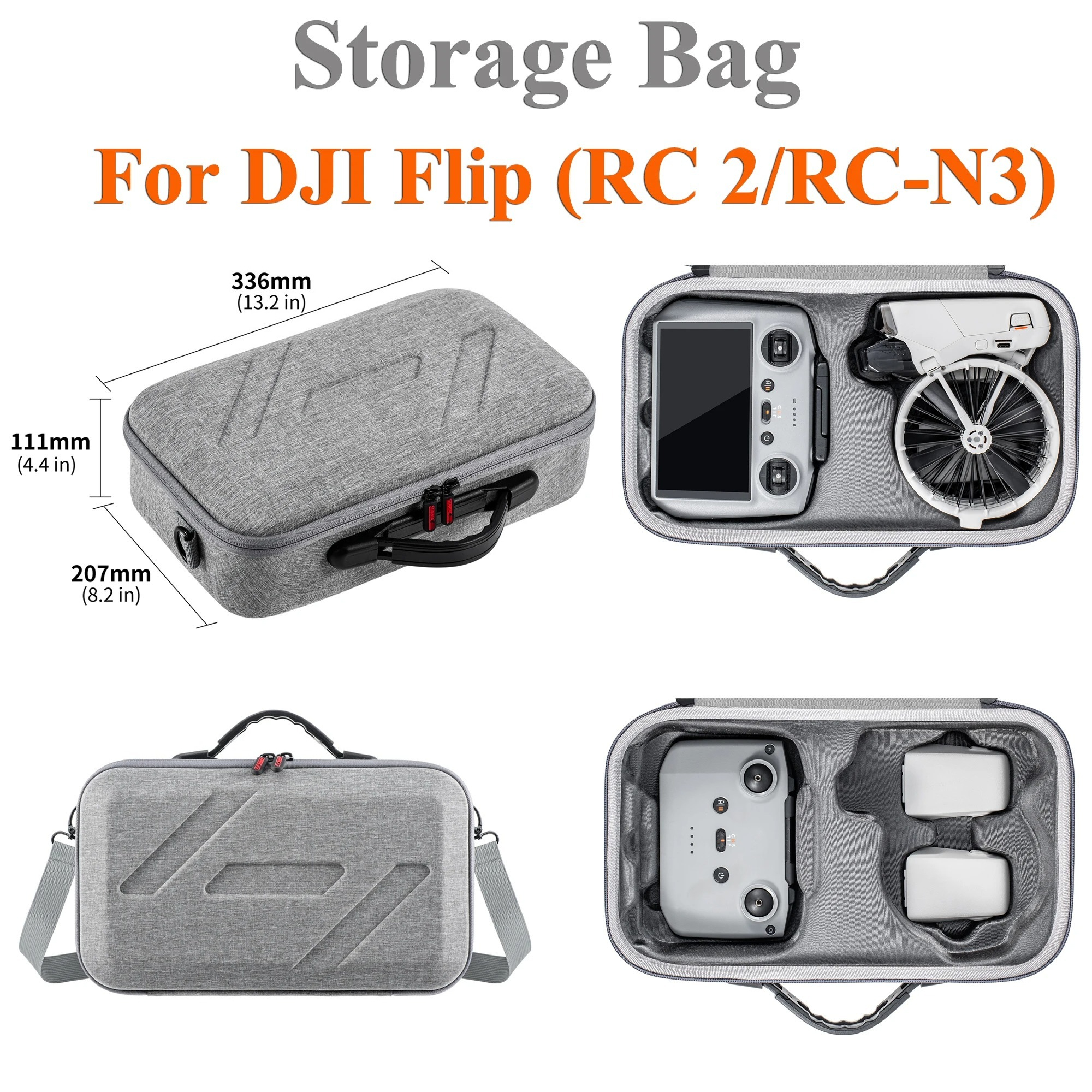 Carrying Case For DJI Flip All - Drone Camera Vlog avaliação e preço
