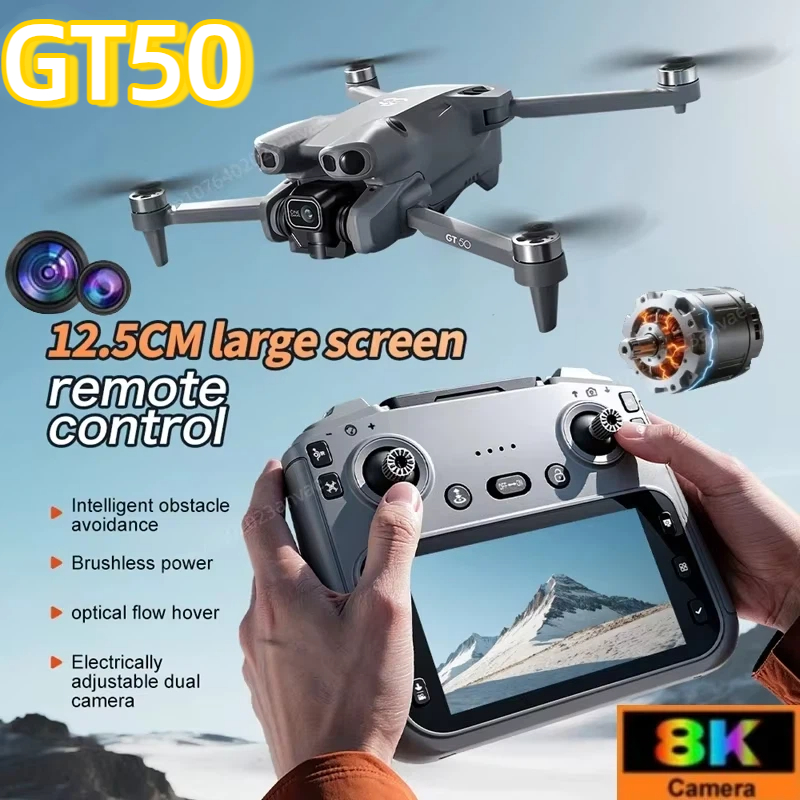 GT50 RC Drone 8K HD Aerial Pho - Drone Camera Thermal avaliação e preço