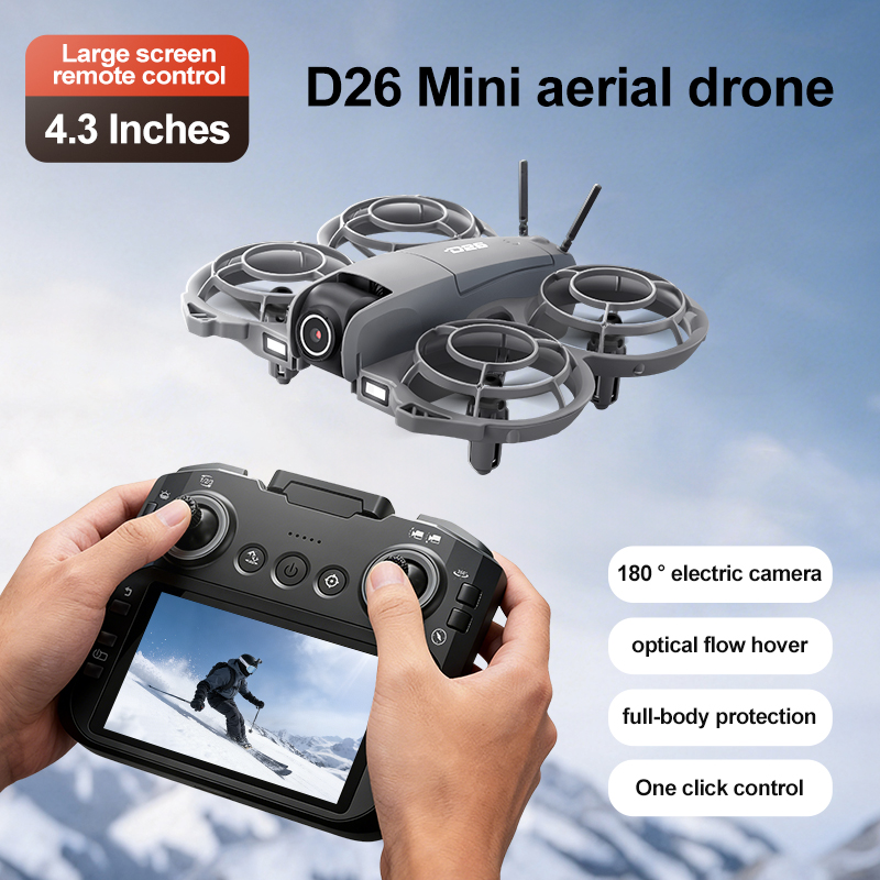 D26 Drone 4K Aerial HD 180° Ca - Drone Camera With Gimbal avaliação e preço