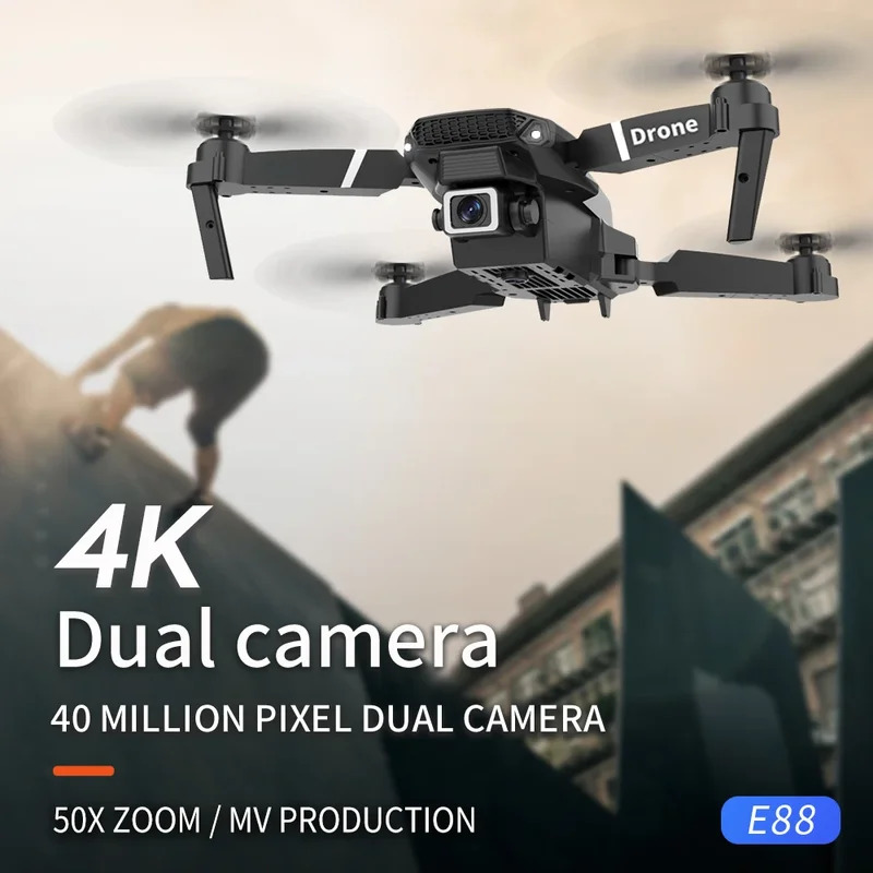 E88 ProIntelligent Folding Dro - Drone Camera Wide Angle avaliação e preço
