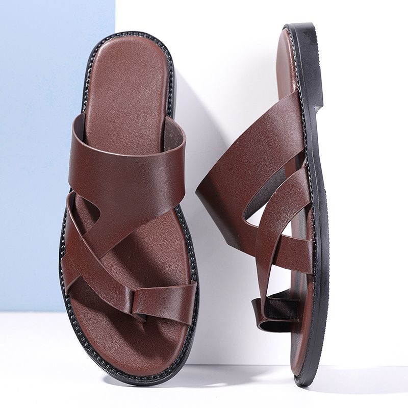 Trendy Men's Cross Strap Sanda - Drone Camera Stabilized avaliação e preço