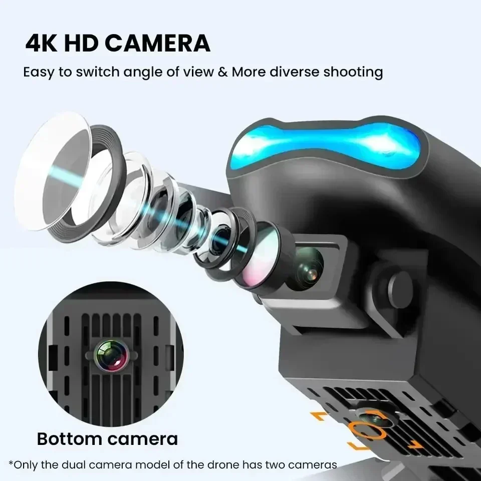 E99 Pro Foldable RC Quadcopter - Drone Camera Wide Angle avaliação e preço
