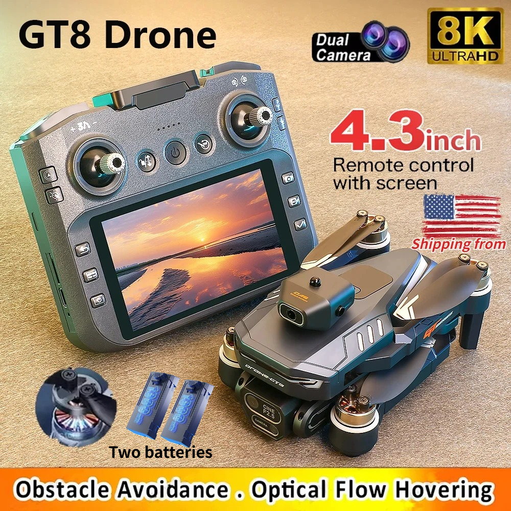 GT8 Drone 4.3inch Screen Contr - Drone Camera Vlog avaliação e preço