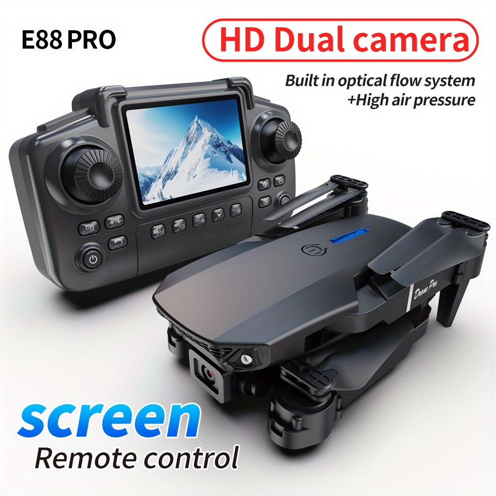 E88 Pro RC Drone WiFi FPV Heig - Drone Camera Wide Angle avaliação e preço