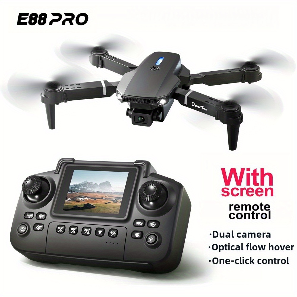 E88 Pro RC Drone WiFi FPV Heig - Drone Camera Wide Angle avaliação e preço