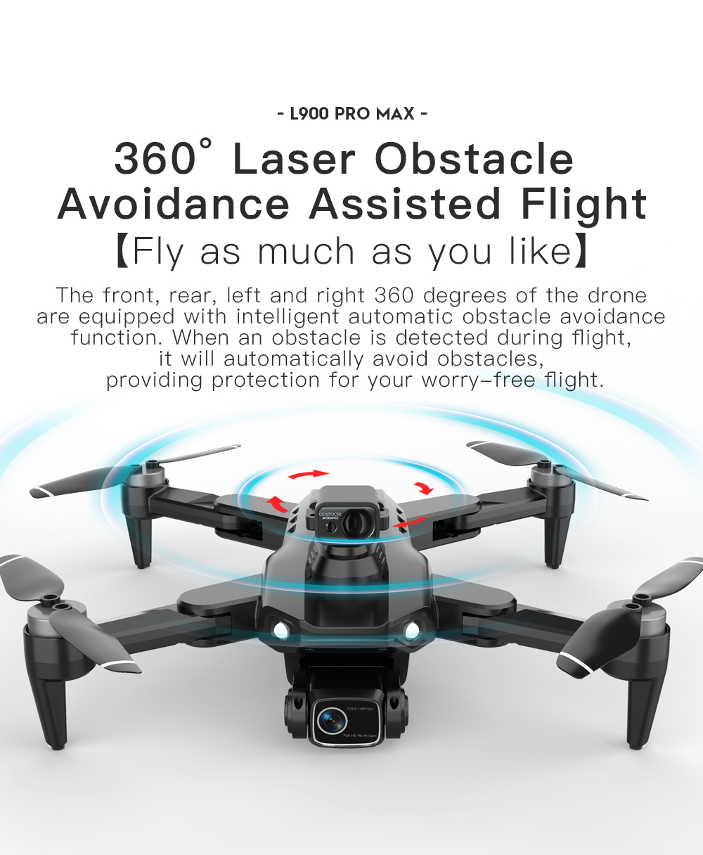 LYZRC L900 PRO MAX Laser obsta - Drone Camera 4K avaliação e preço