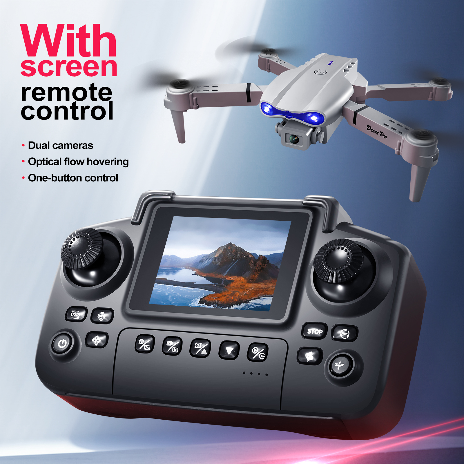 2025 New E88 E99 Upgraded Dron - Drone Camera 4K avaliação e preço