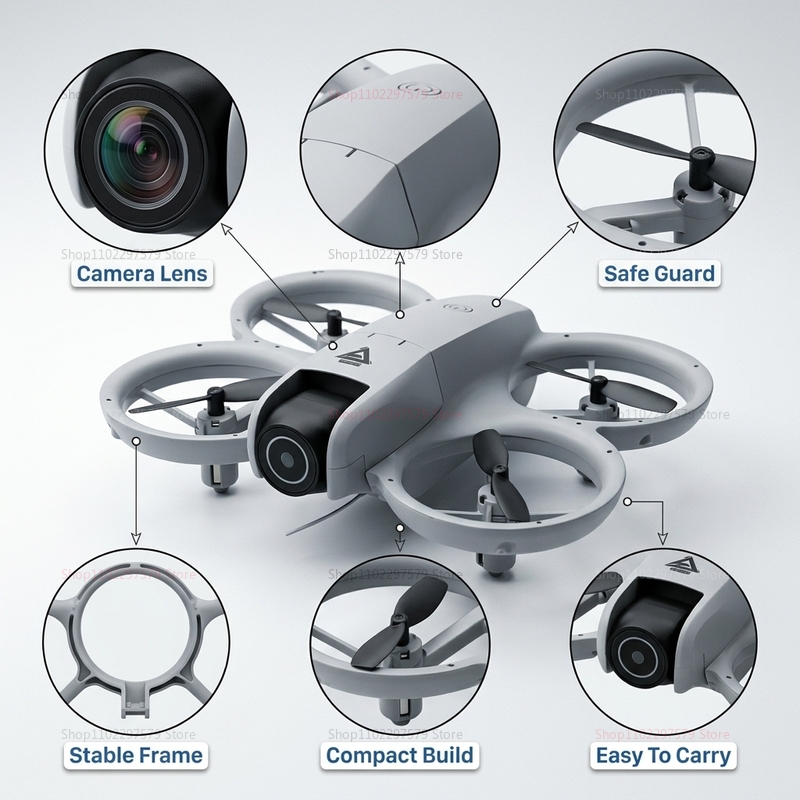 2026 Mini RC Drone with 8K HD  - Drone Camera Professional avaliação e preço