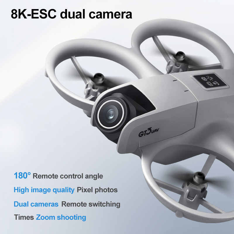 New GT3 Mini RC Drone 8K 5G Ae - Drone Camera Hd avaliação e preço