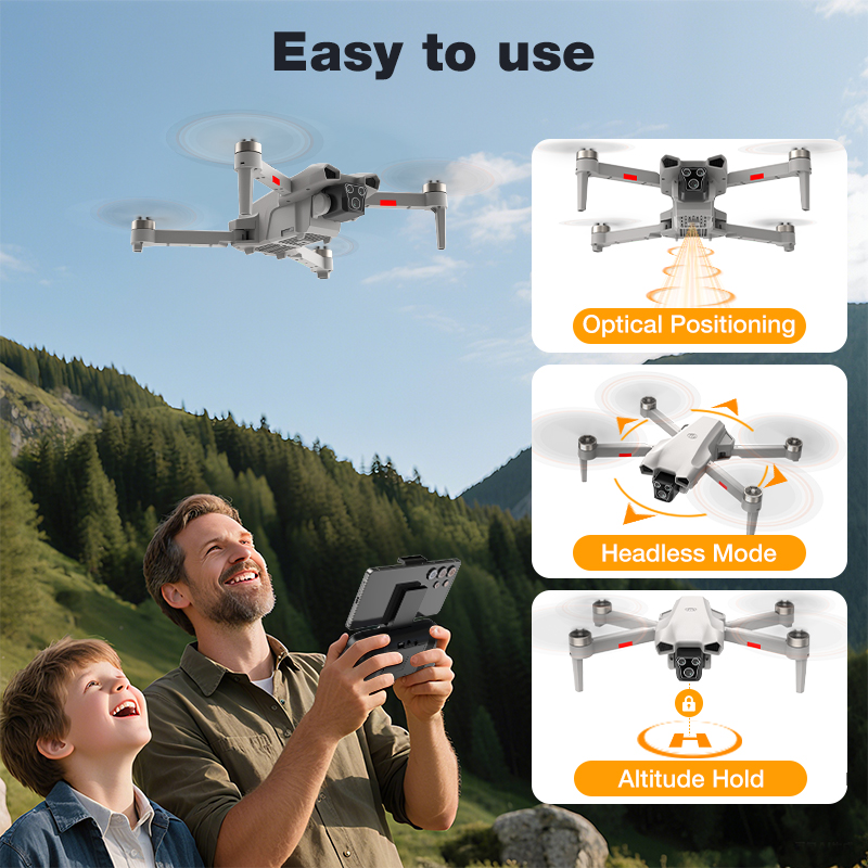 2026 Hot L017 Pro Drone Brushl - Drone Camera With Gimbal avaliação e preço