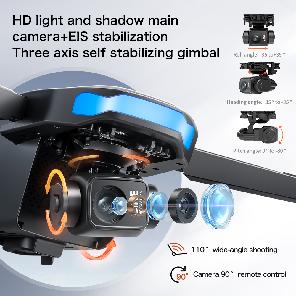 New S-X1 MAX Drone GPS 8K Prof - Drone Camera With Gimbal avaliação e preço