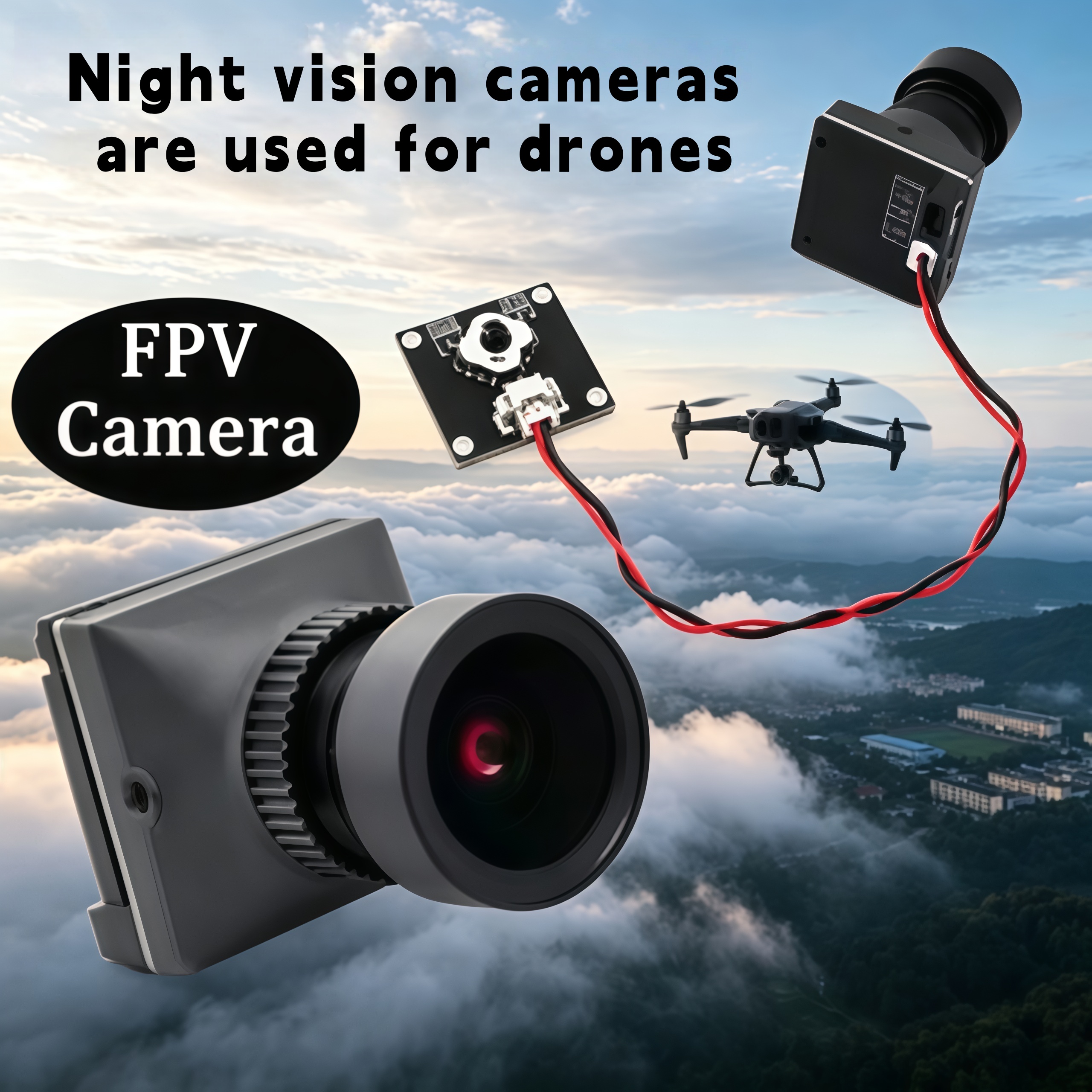 1500TVL HD CADDX Snail FPV Cam - Drone Camera Lens avaliação e preço