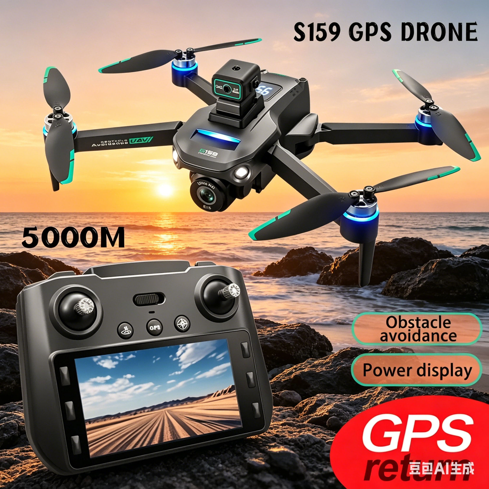 S159 GPS Drone 4K Profesional  - Drone Camera 4K avaliação e preço