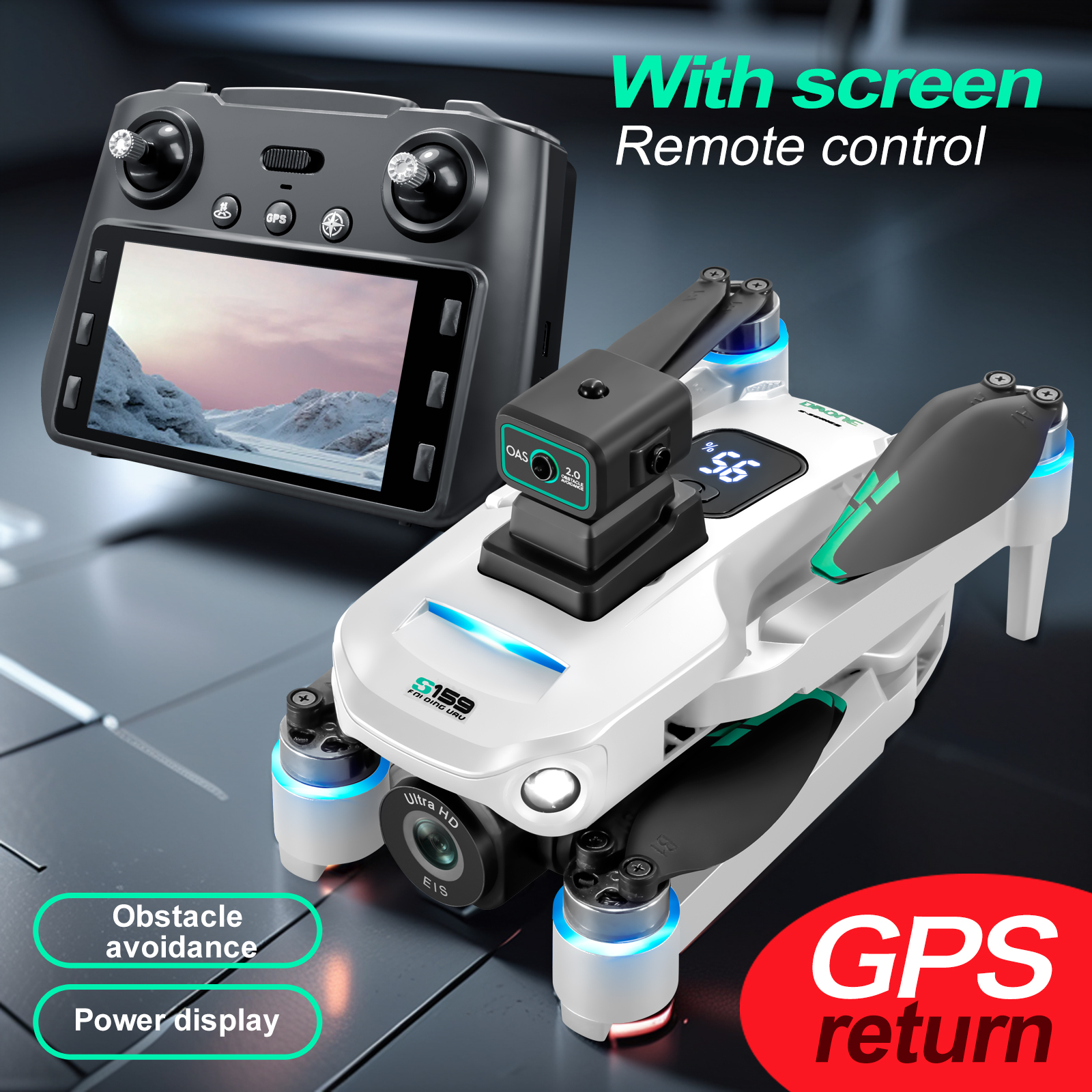 S159 GPS Drone 4K Profesional  - Drone Camera 4K avaliação e preço
